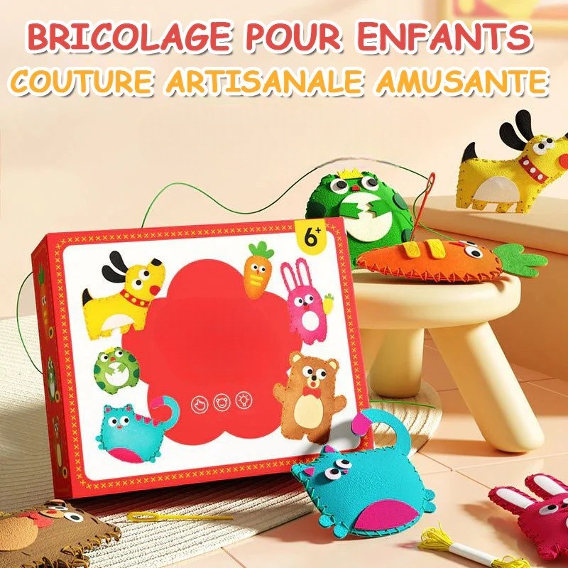 CreaStitch™ – Kit Magique de Couture Ludique pour Enfants